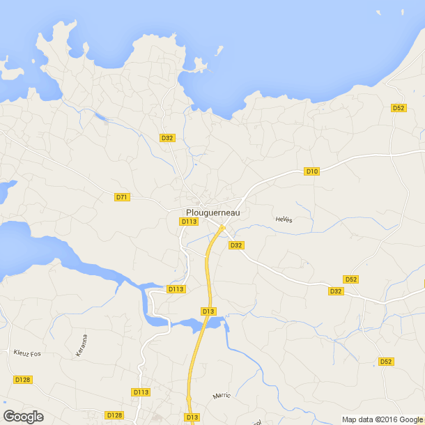 Plan des salles de sport de Plouguerneau