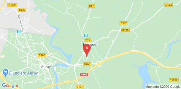 Plan des salles de sport de Pluneret