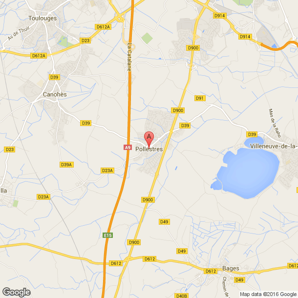 Plan des salles de sport de Pollestres