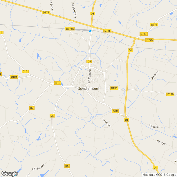 Plan des salles de sport de Questembert