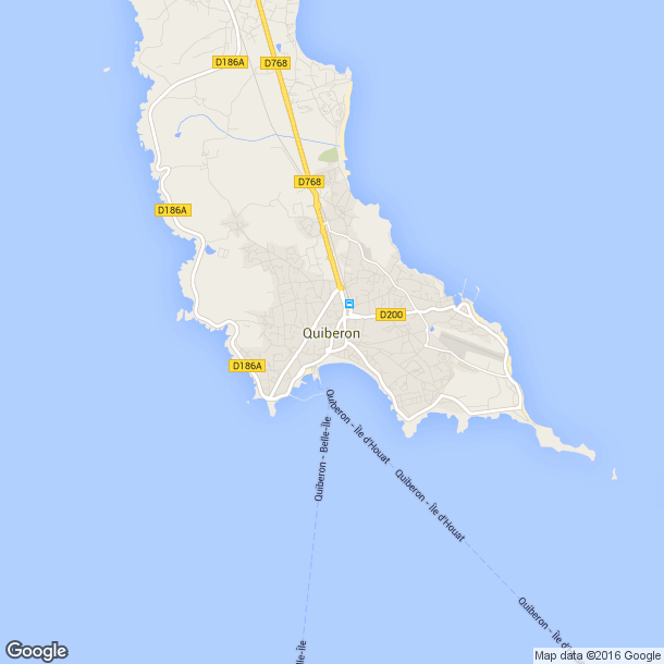 Plan des salles de sport de Quiberon