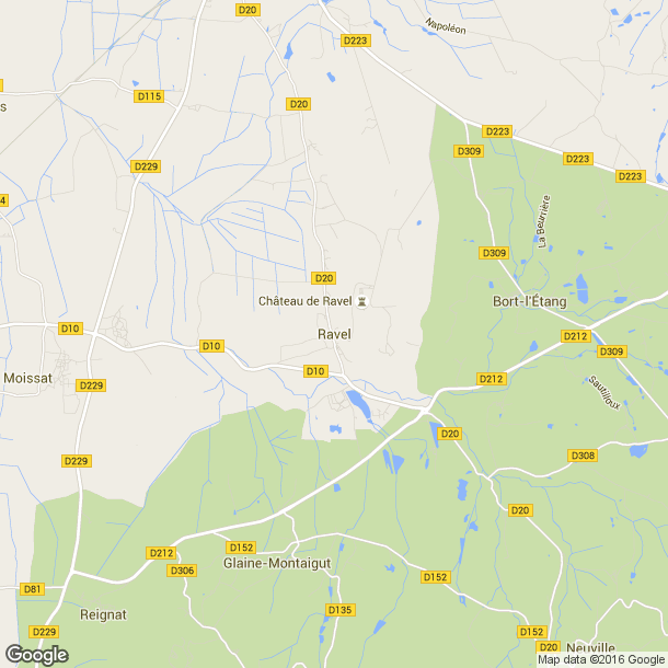 Plan des salles de sport de Ravel