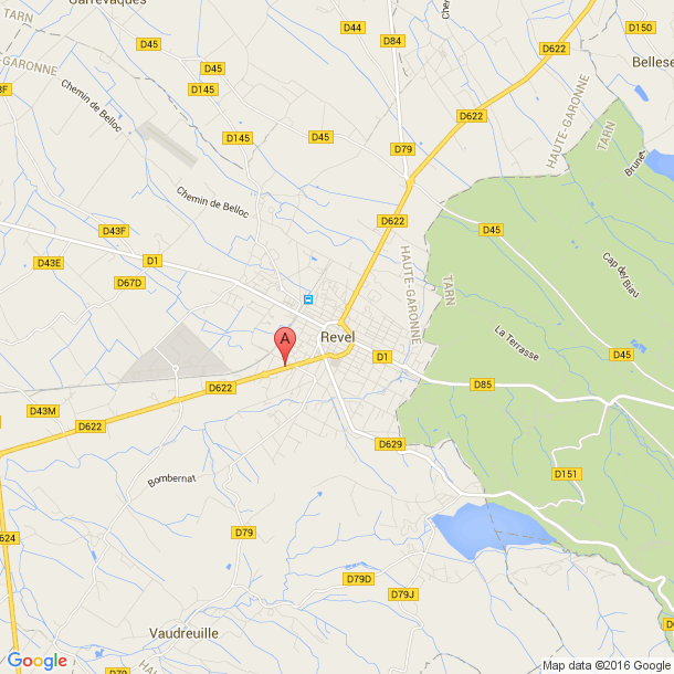 Plan des salles de sport de Revel