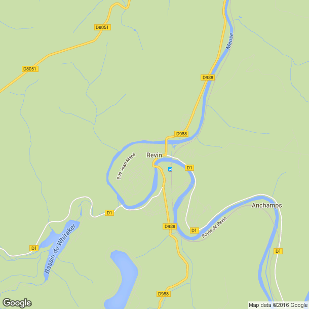 Plan des salles de sport de Revin