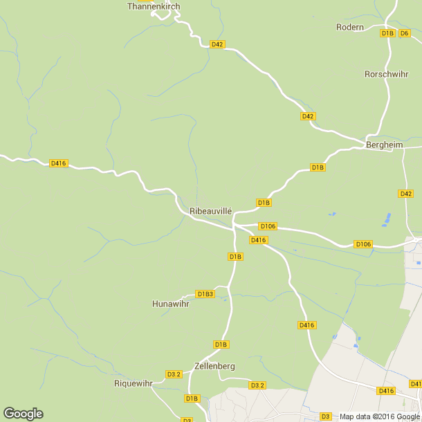 Plan des salles de sport de Ribeauville