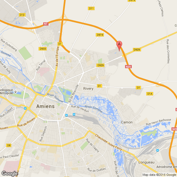 Plan des salles de sport de Rivery