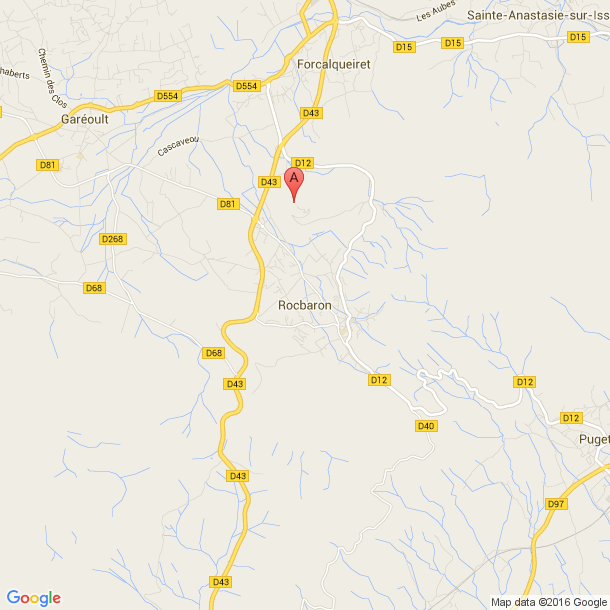Plan des salles de sport de Rocbaron