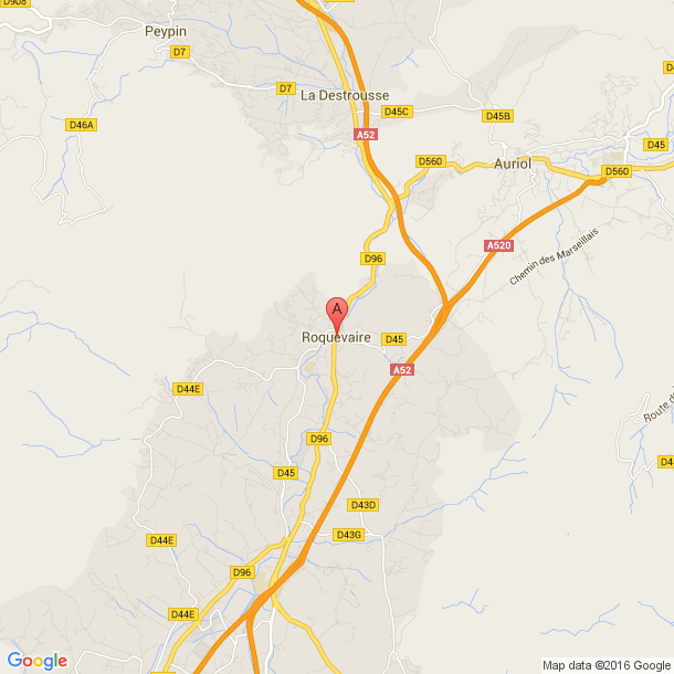Plan des salles de sport de Roquevaire