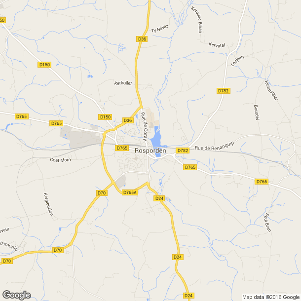 Plan des salles de sport de Rosporden