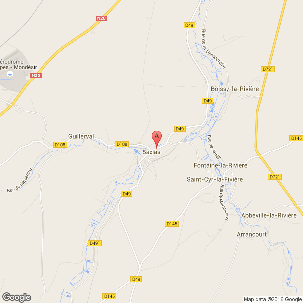 Plan des salles de sport de Saclas