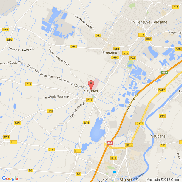 Plan des salles de sport de Seysses