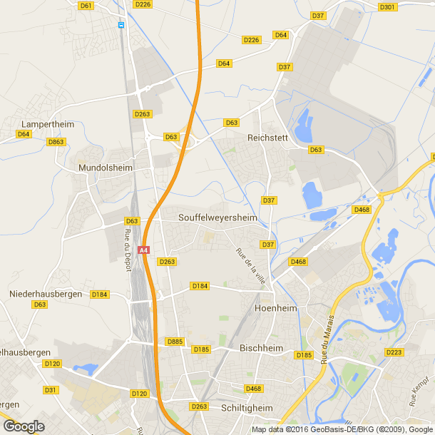 Plan des salles de sport de Souffelweyersheim