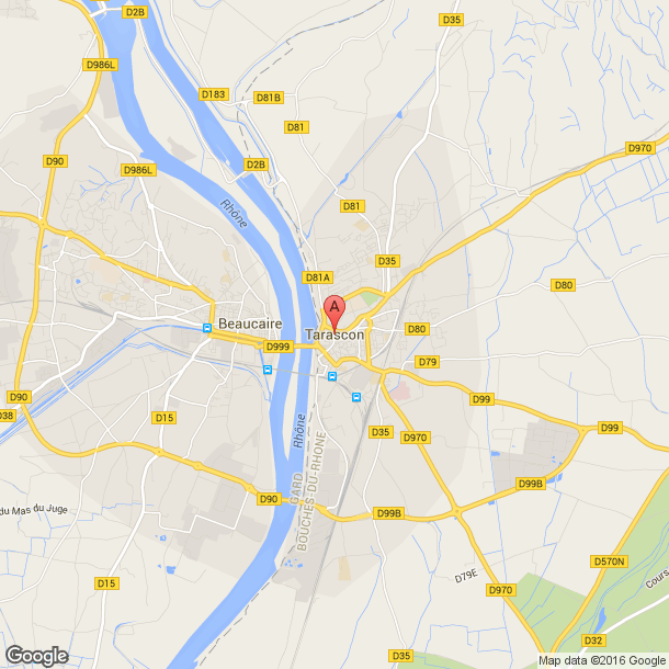 Plan des salles de sport de Tarascon