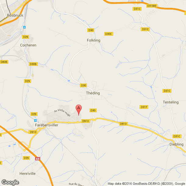 Plan des salles de sport de Theding