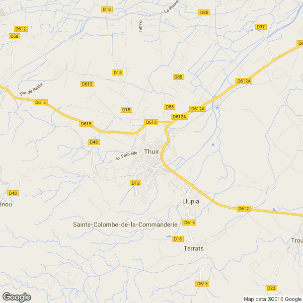 Plan des salles de sport de Thuir