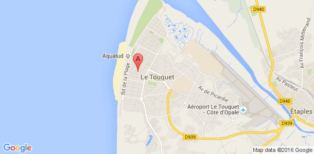 Plan des salles de sport du Touquet Paris Plage