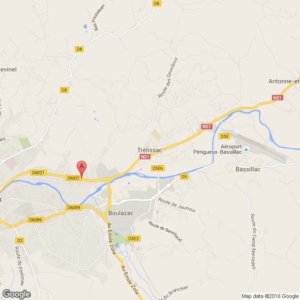 Plan des salles de sport de Trélissac