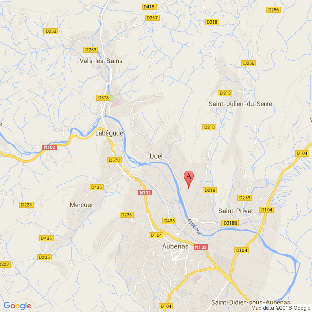 Plan des salles de sport de Ucel