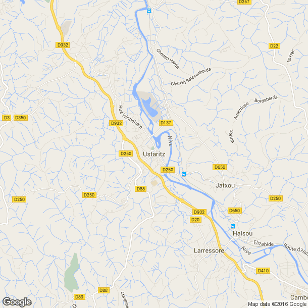 Plan des salles de sport de Ustaritz