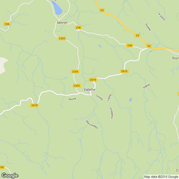 Plan des salles de sport de Valette