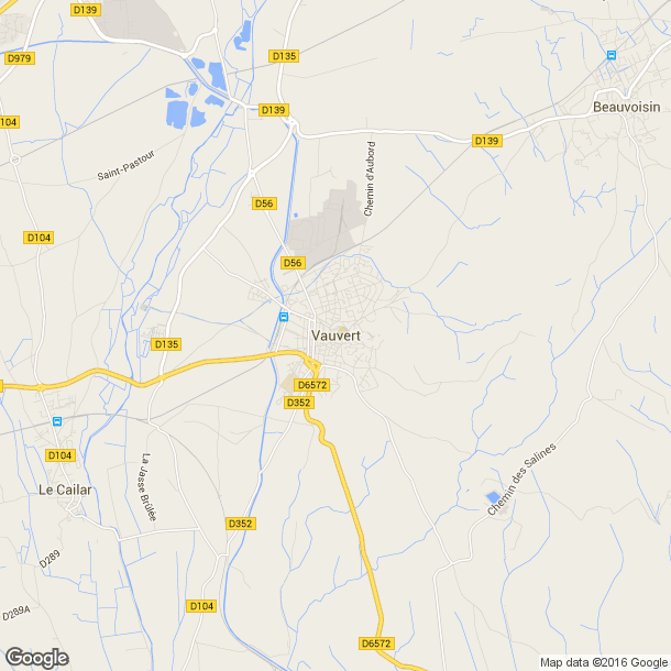 Plan des salles de sport de Vauvert