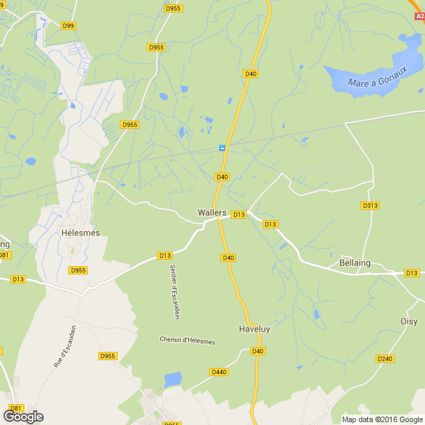 Plan des salles de sport de Wallers