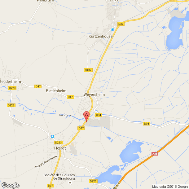 Plan des salles de sport de Weyersheim