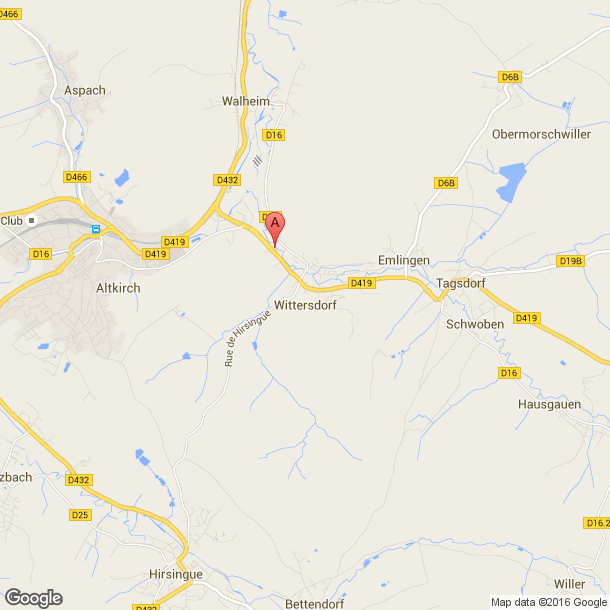 Plan des salles de sport de Wittersdorf