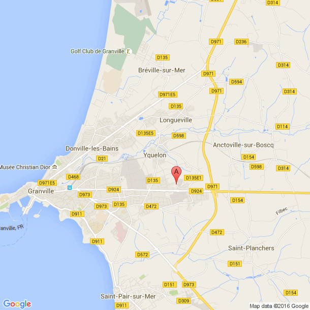 Plan des salles de sport de Yquelon